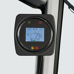Selbsterklärender 3-Zoll-Bordinformator (644 / 537).
Die Modelle TORION 644 und 537 SINUS verfügen über einen farbigen 3-Zoll-Bordinformator, der Sie kompakt mit allen relevanten Informationen versorgt. Sämtliche Symbole im Display sind gut ablesbar und selbsterklärend. - TORION SINUS